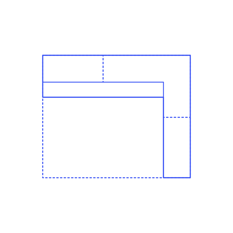 Layouts Pantries Butler Framed L Shape 1 Side Long Outline Svg Vector Free Vectors